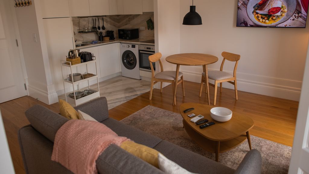 Spacious Studio w/ Balcony & AC by LovelyStay