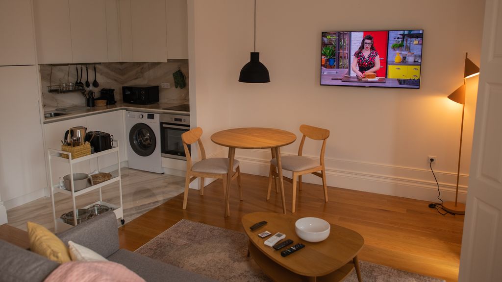 Spacious Studio w/ Balcony & AC by LovelyStay