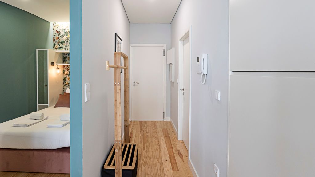 Turquoise Flat w/ AC & Balcony by LovelyStay