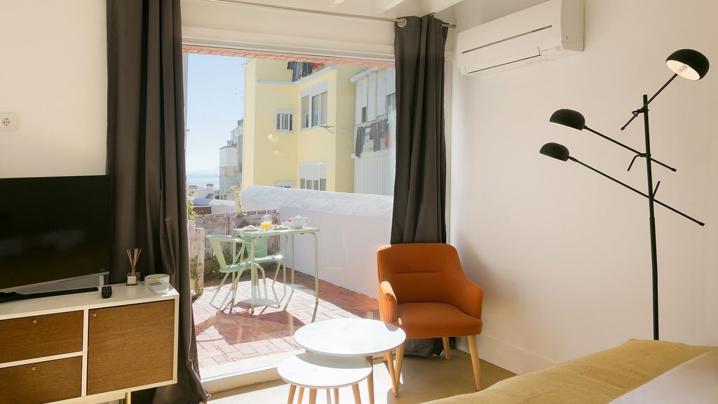 River View Studio w/ Terrace by LovelyStay