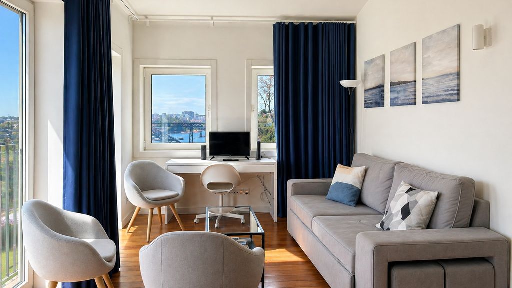 B: Douro & Bridge Views | Modern 2BR by Lovelystay